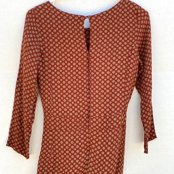 Nice things by Paloma S Womens size 4 (36) long sleeve keyhole dress - Picture 5 of 12